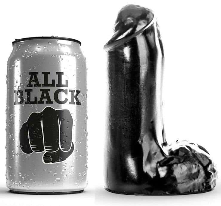 13cm Black Realistic Dildo Toy