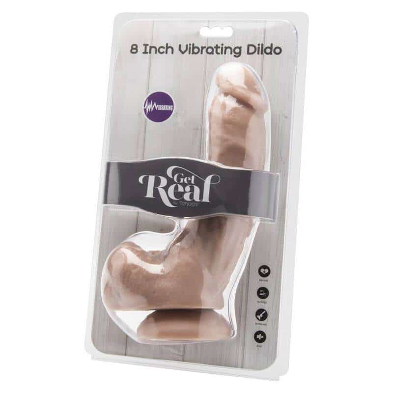 Dildo Realista 20,5cm com Vibração Dildo Realista 20,5cm com Vibração