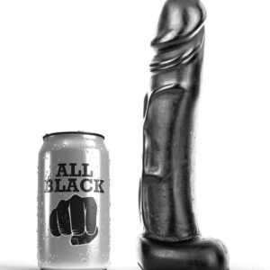 Black Silicone Dildo 22cm