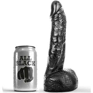 Fisting Dildo All Black with Realistic Shaft