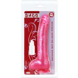 Pink Suction Cup Dong Baile Vibrator