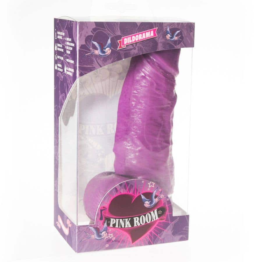 Dildo Realista Dayan Roxo 17cm da Pink Room Dildo Realista Dayan Roxo 17cm da Pink Room