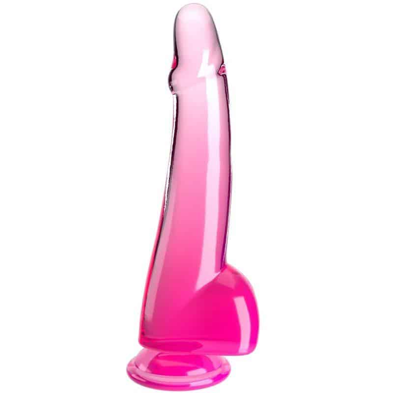 King Cock Clear Silicone Dildo 19cm