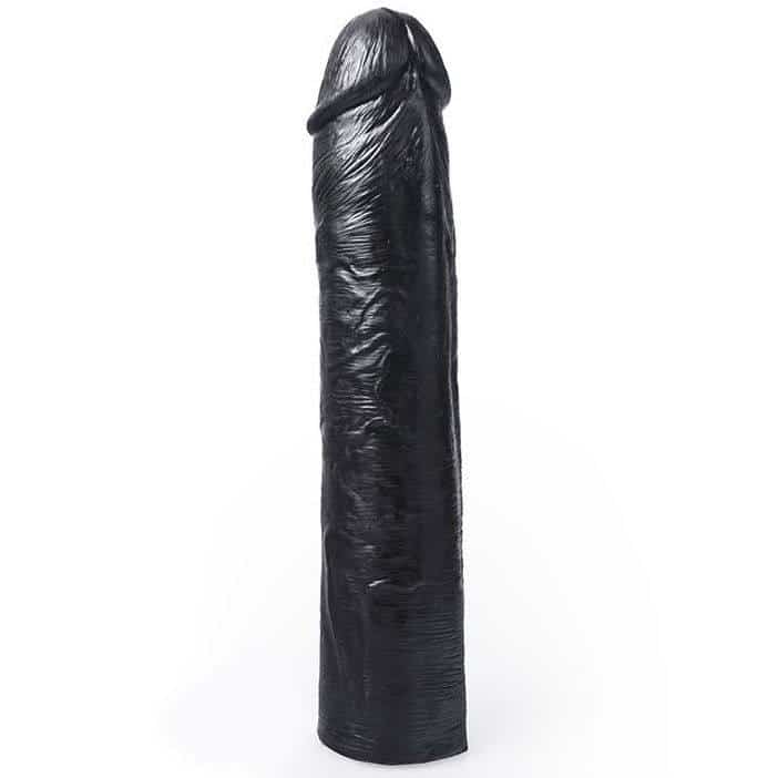 Benny 25.5cm Black Realistic Dildo