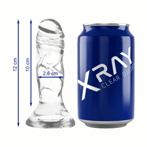 Dildo Transparente X Ray 12cm