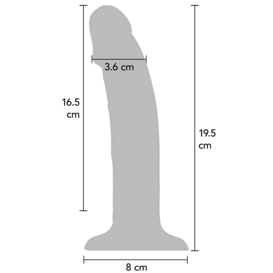 Purple Silicone Vibrator 19.5cm Purple Silicone Vibrator 19.5cm