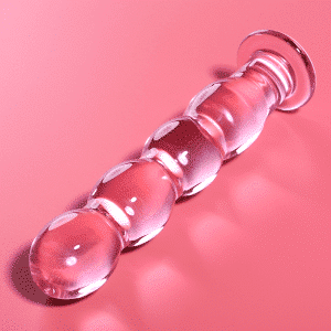 Borosilicate Glass Pink Dildo Model 10