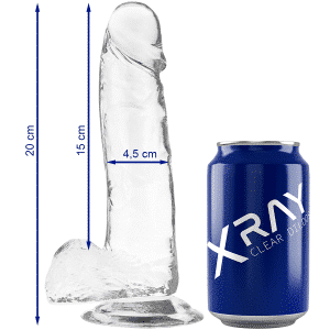 Dildo X Ray 20cm transparente