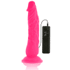 Diversia - VIBRATÓRIO FLEXÍVEL ROSA 21 CM COM 4.9 CM DE DIÂMETRO