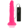 Diversia - Vibro Dildo Flexível Rosa 23cm
