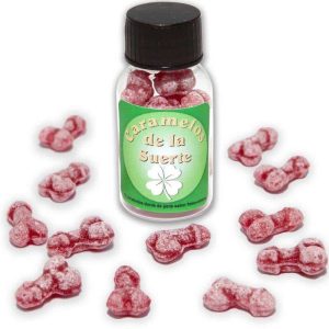 Strawberry Cherry Penis Shaped Lucky Candies Diablo Picante