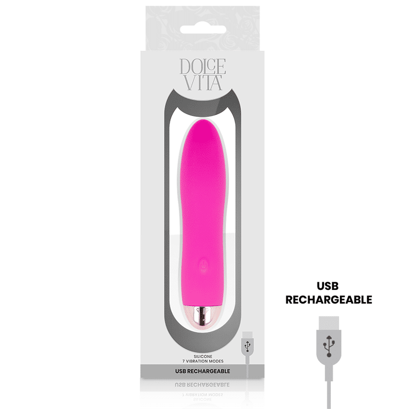 Dolce Vita Rechargeable Vibrator with 7 Speeds Dolce Vita Rechargeable Vibrator with 7 Speeds