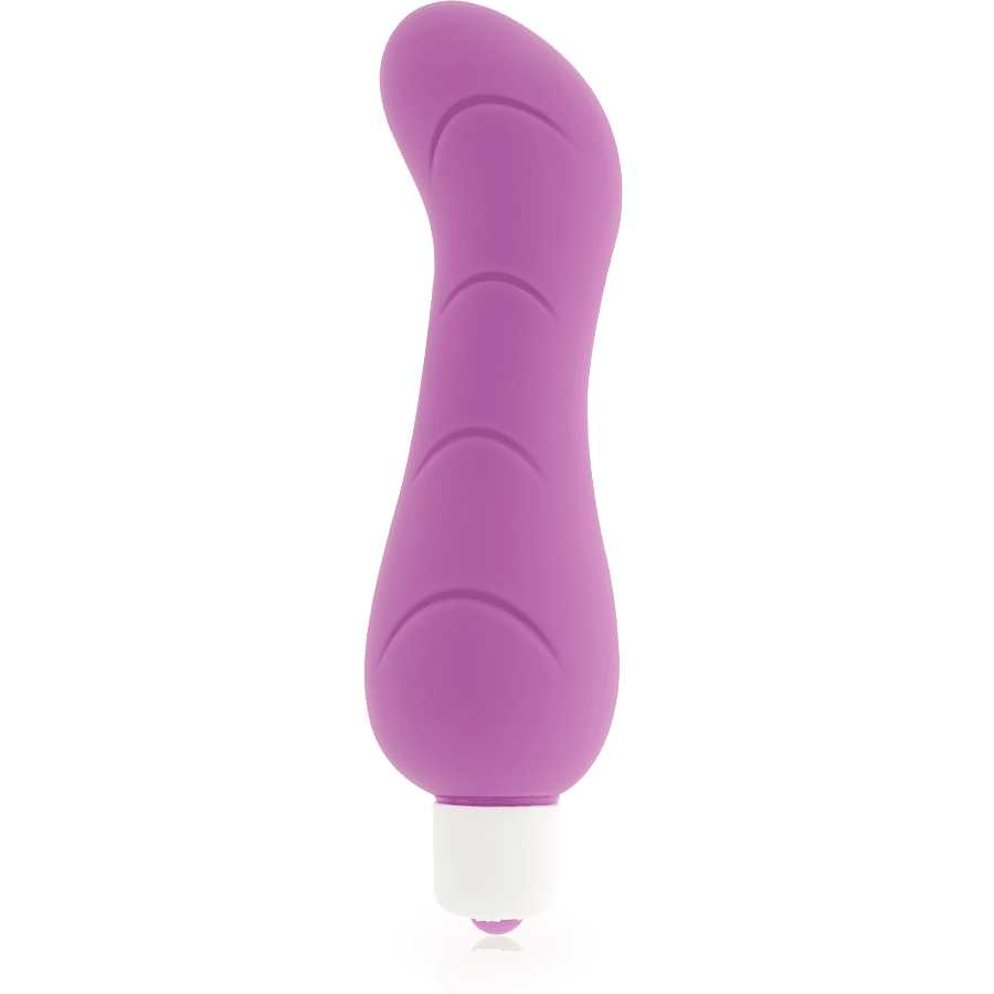 Dolce Vita G-Spot Stimulator Purple Silicone Vibrator