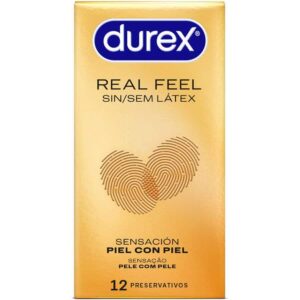 Durex - 12 UNITS Real Feel Latex-FREE CONDOMS