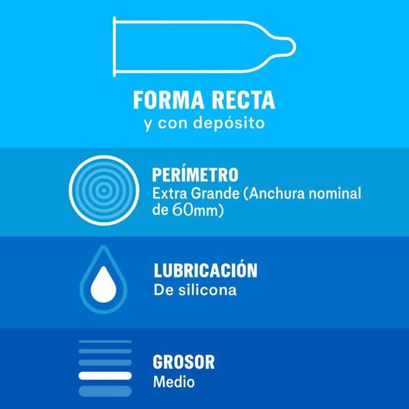 Durex Natural XL - Preservativos Extragrandes Durex Natural XL - Preservativos Extragrandes