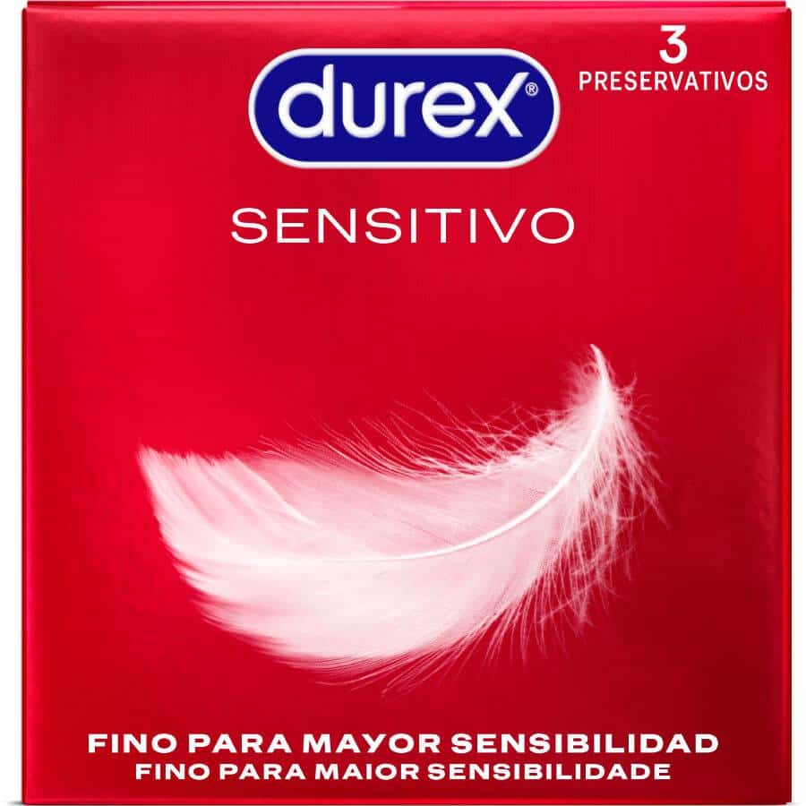 Durex Sensitive: Preservativos Finos 3un
