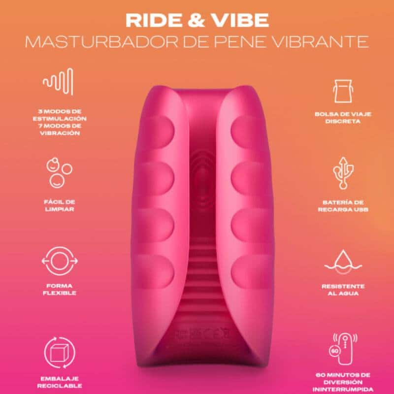 Durex Toy Ride & Vibe Masturbador Vibrante Durex Toy Ride & Vibe Masturbador Vibrante