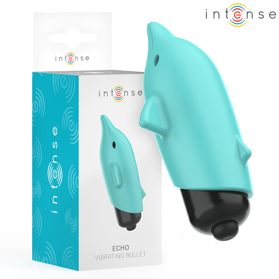 ECHO - BLUE DOLPHIN VIBRATING BULLET 8 X 4.7 CM