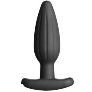 Electrastim Medium Black Silicone Rocker Butt Plug with 2mm Inserts