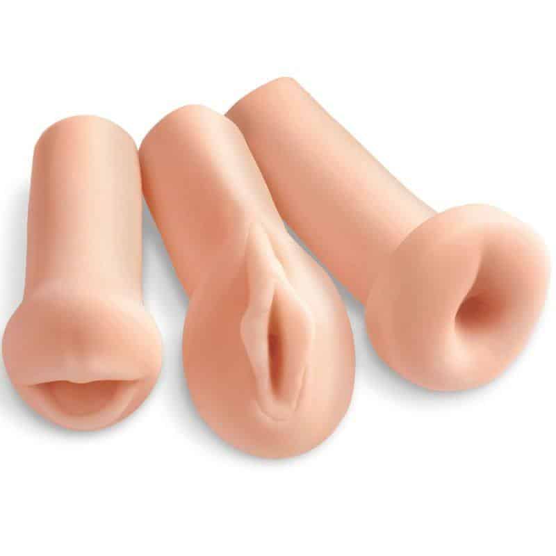 Extreme Toyz - 3 HOLES MASTURBATOR SET FOR ULTIMATE PLEASURE