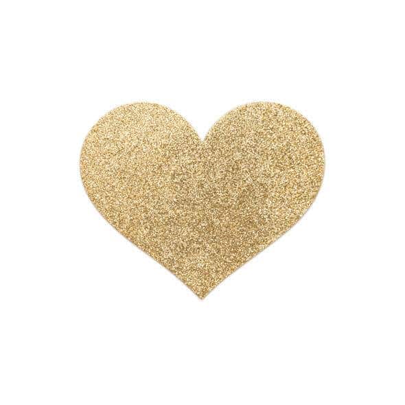 Golden Heart Nipple Covers by Bijoux Flash