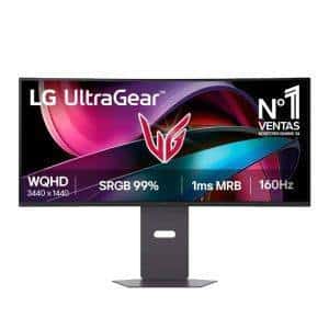 LG 34G600A-B Monitor34"WQHD 160h 1m DP HDMI AA cu