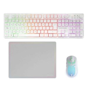 Mars Gaming Combo MCPWXWES GAMING 3IN1 RGB Blanco