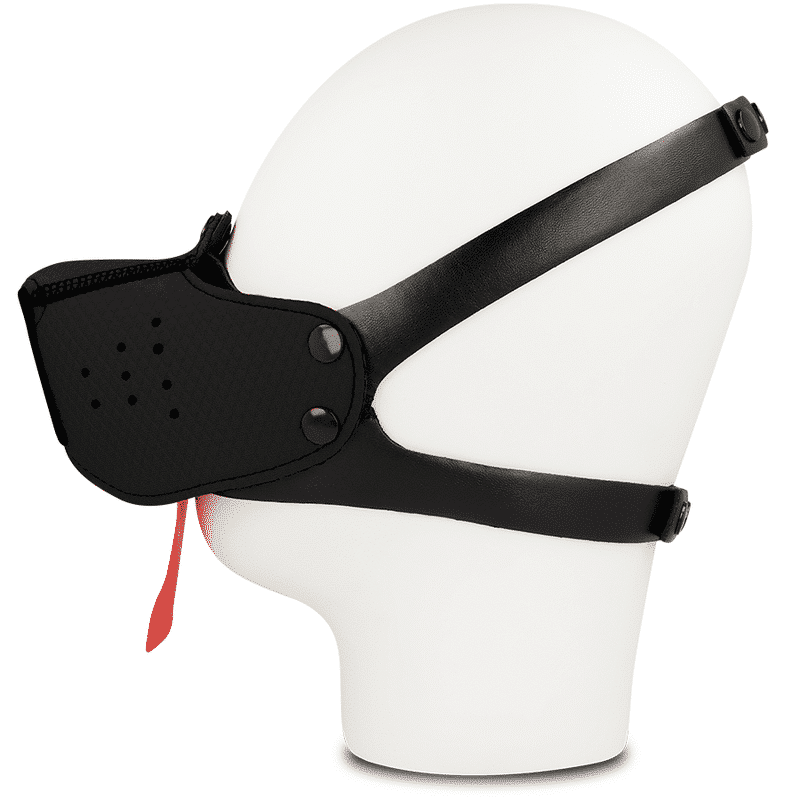 Ohmama Black Dog Muzzle Fetish Accessory Ohmama Black Dog Muzzle Fetish Accessory