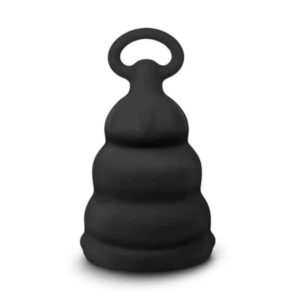 G-VIBE GCUP Black Menstrual Cup with Valve