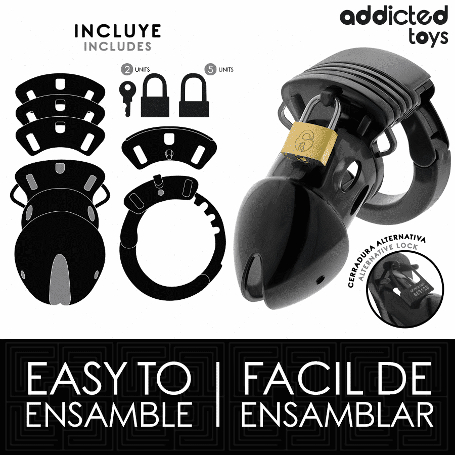 GAIOLA DE CASTIDADE Addicted Toys Locked - 7,5 CM PARA PÊNIS GAIOLA DE CASTIDADE Addicted Toys Locked - 7,5 CM PARA PÊNIS