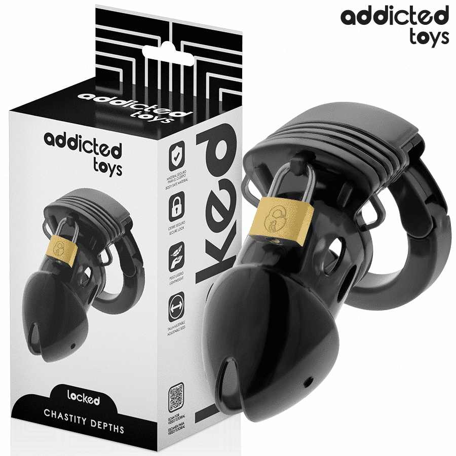 GAIOLA DE CASTIDADE Addicted Toys Locked - 7,5 CM PARA PÊNIS