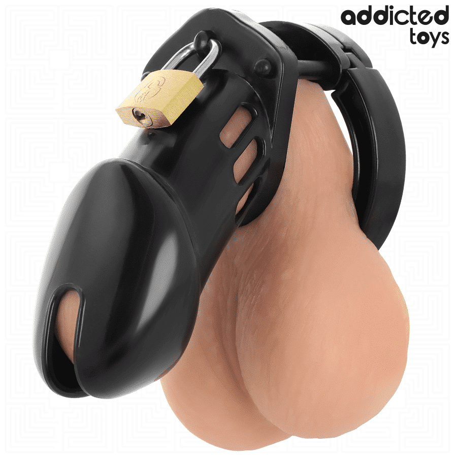Addicted Toys Locked - MEDIUM OBSIDIAN PENIS CAGE FOR Control Addicted Toys Locked - MEDIUM OBSIDIAN PENIS CAGE FOR Control