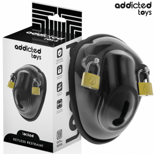 11.5 CM PENIS CAGE - KEYLESS RESTRICTION BY Addicted Toys Locked