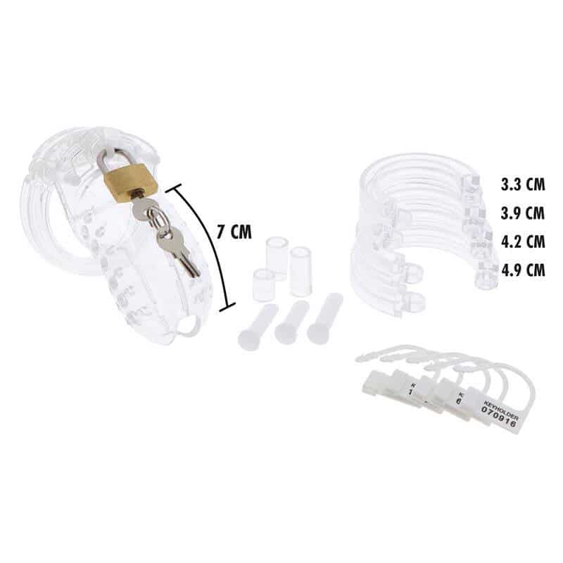 Clear Cock Cage by Hidden Desire Extreme Clear Cock Cage by Hidden Desire Extreme