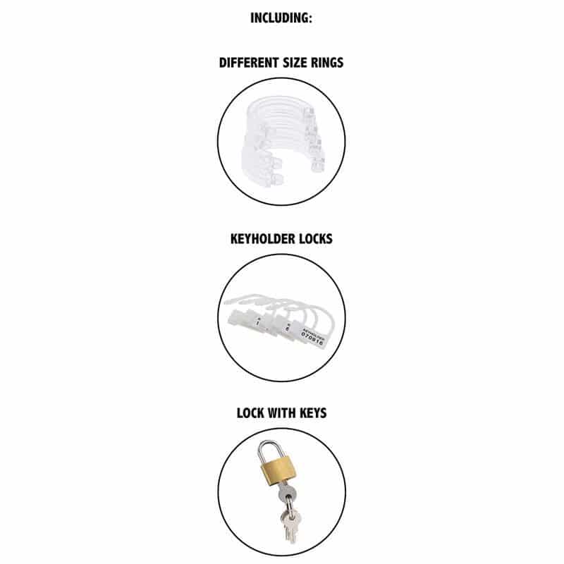 Clear Cock Cage by Hidden Desire Extreme Clear Cock Cage by Hidden Desire Extreme