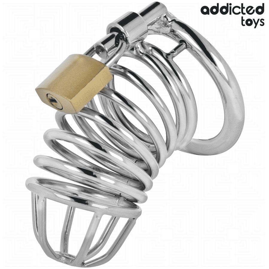 Metal Penis Cage LOCKED Size M Metal Penis Cage LOCKED Size M