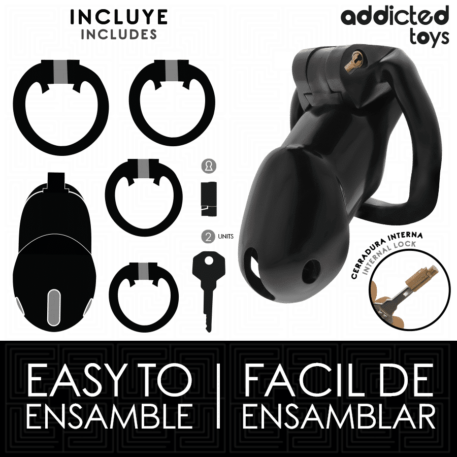 Locked Penis Cage Addicted Toys MINDNIGHT CELL L Locked Penis Cage Addicted Toys MINDNIGHT CELL L