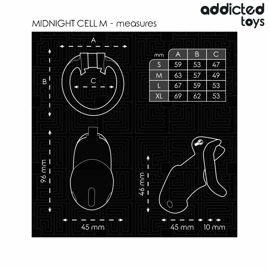 Penis Cage Lock System Addicted Toys Locked Mindnight Cell Penis Cage Lock System Addicted Toys Locked Mindnight Cell