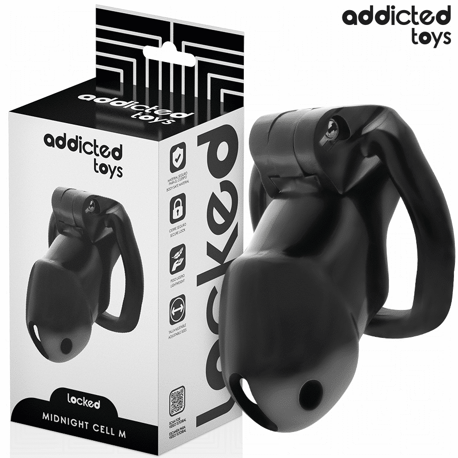 Penis Cage Lock System Addicted Toys Locked Mindnight Cell