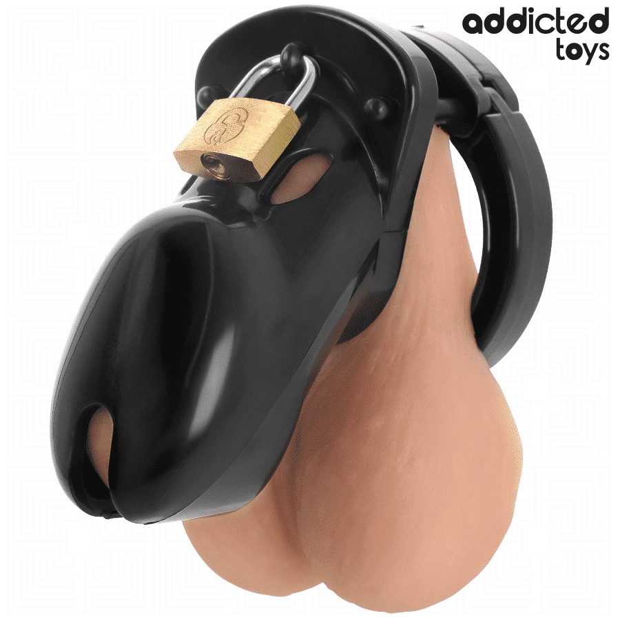 Locked Penis Cage by Addicted Toys - Forbidden Vault 10cm Locked Penis Cage by Addicted Toys - Forbidden Vault 10cm