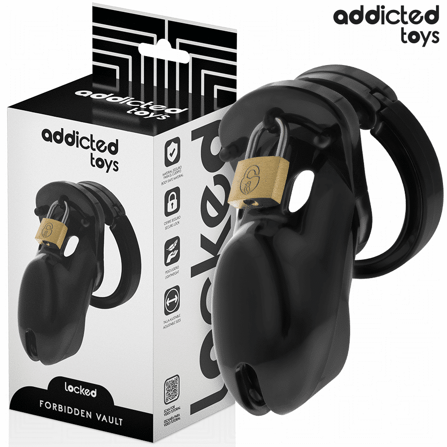 Locked Penis Cage by Addicted Toys - Forbidden Vault 10cm