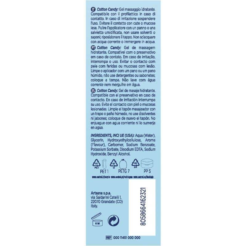 Control Cotton Candy 3-in-1 Massage Oil Gel Control Cotton Candy 3-in-1 Massage Oil Gel