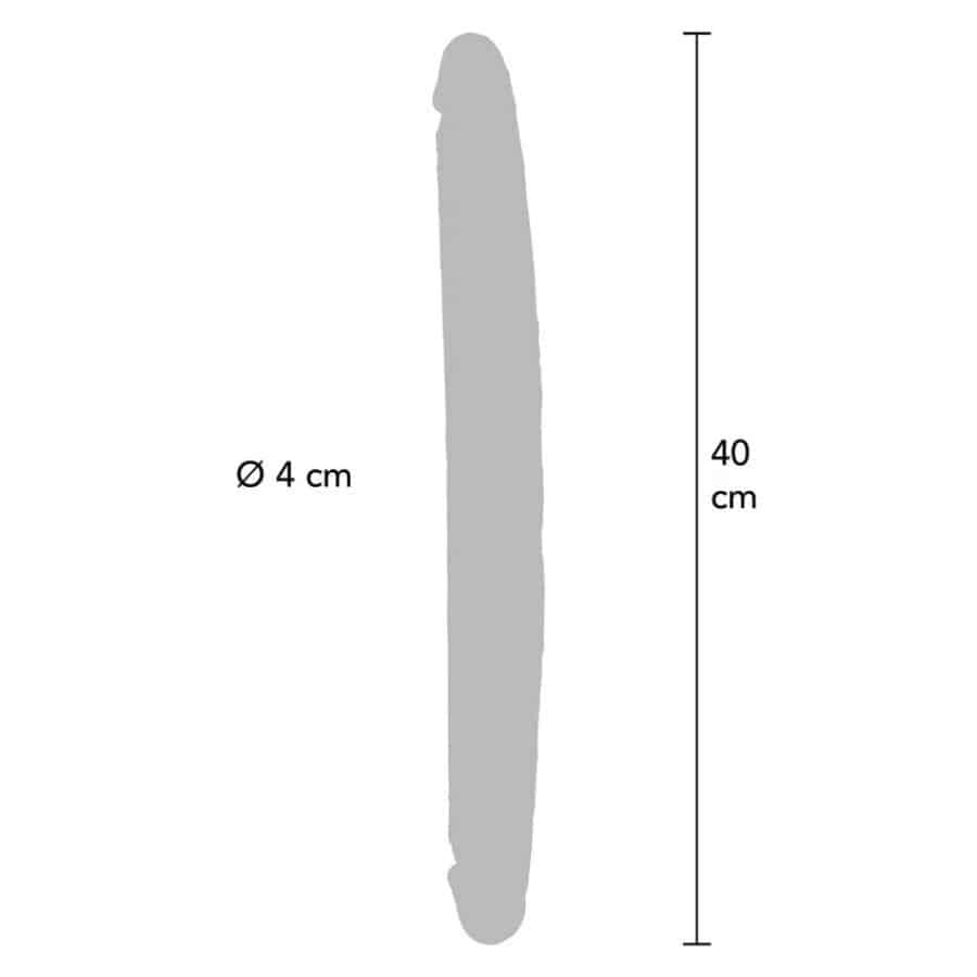 Get Real - CARAMEL DOUBLE-ENDED SILICONE DILDO 40 CM Get Real - CARAMEL DOUBLE-ENDED SILICONE DILDO 40 CM