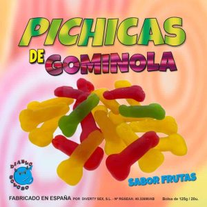 Fruit Flavored Penis Shaped Candies