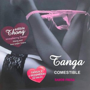 Hotflowers Strawberry Flavor Nipple Pads Thong