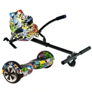 Urban Glide 65 Lite+Kart Hoverboard Multicolor