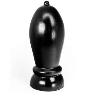 Hung System - 24 CM Black Anal ROLLING PLUG