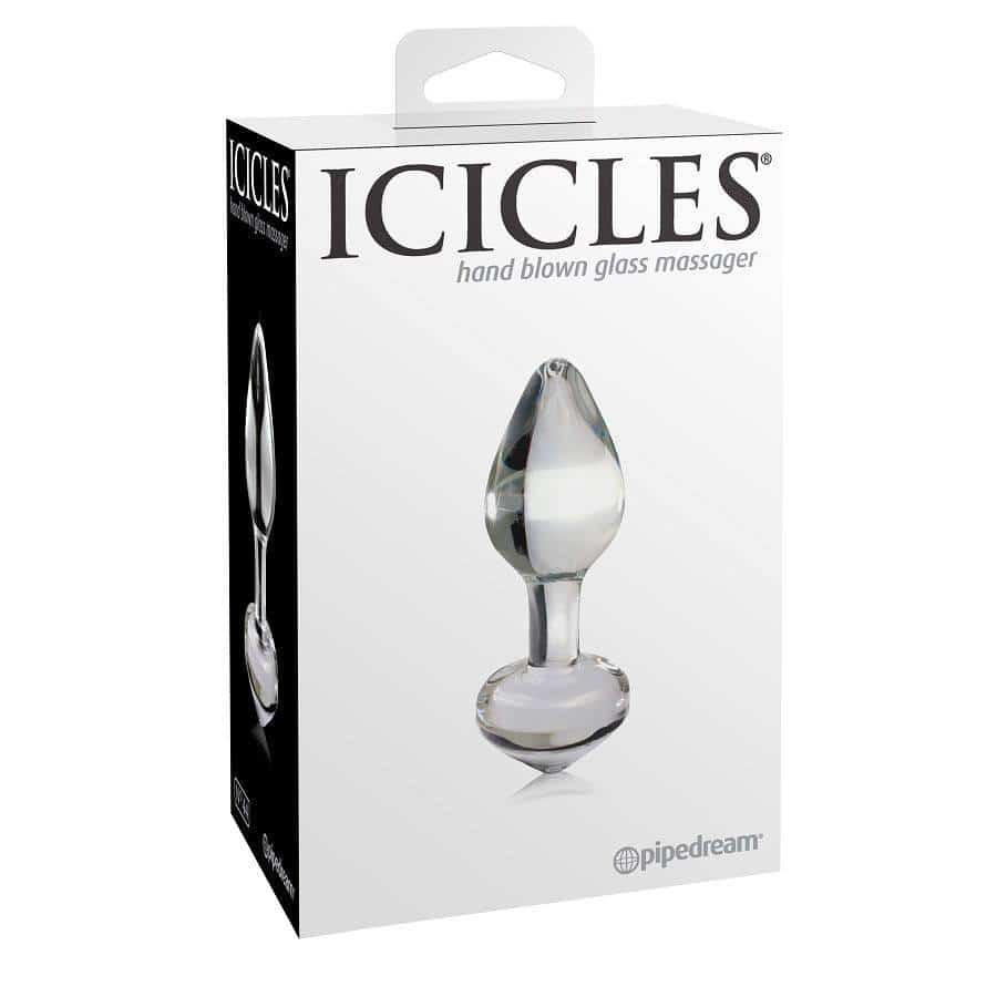 Icicles No. 44 Glass Anal Plug Transparent Icicles No. 44 Glass Anal Plug Transparent