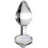 Icicles No. 44 Glass Anal Plug Transparent