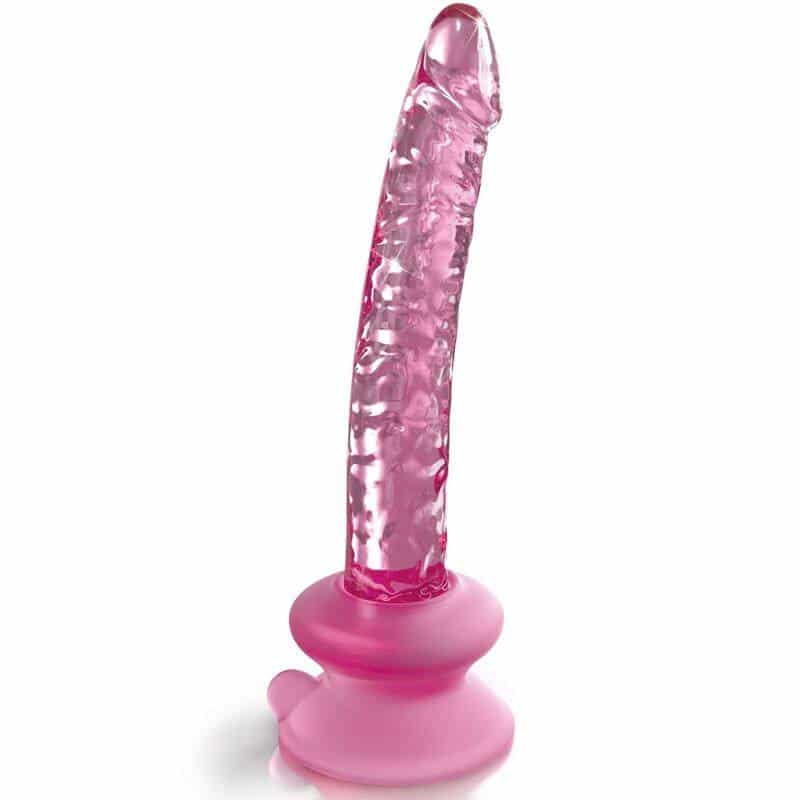 Icicles N. 86 Glass Dildo with Suction Base
